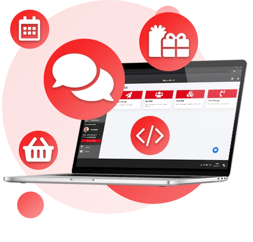 Alle Messaging-Optionen auf einer Plattform